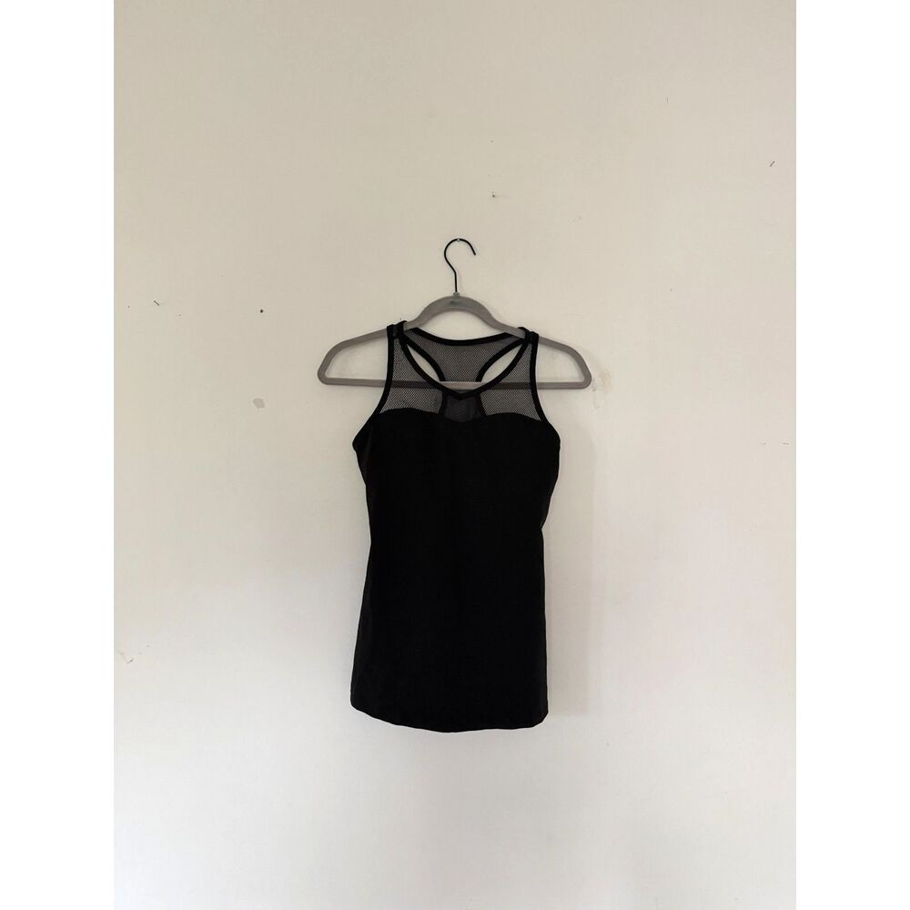KIAVA Black Open Racerback Athletic Tank Top Size M